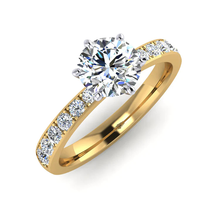 18ct Yellow Gold Engagement Rings