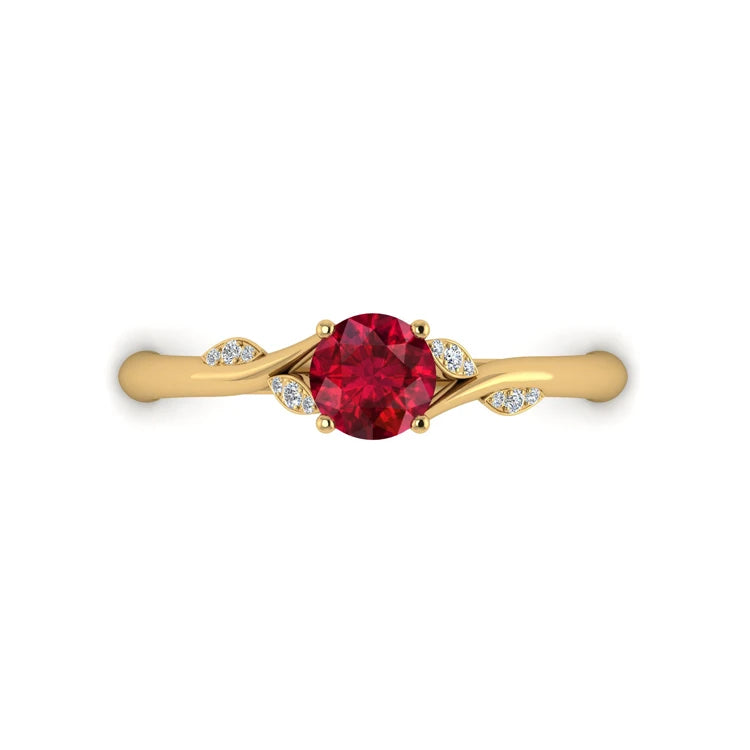 Ruby Engagement Rings