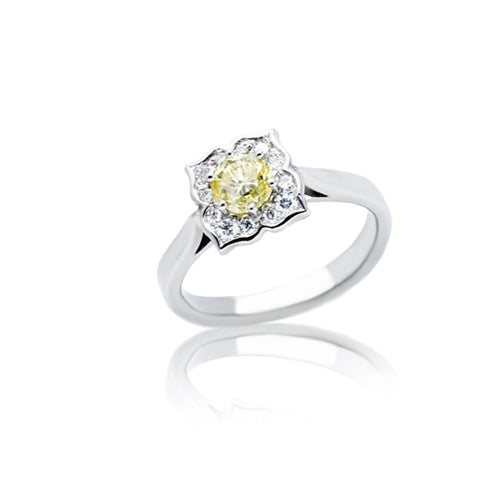 Natural Fancy Coloured Diamond - Rings