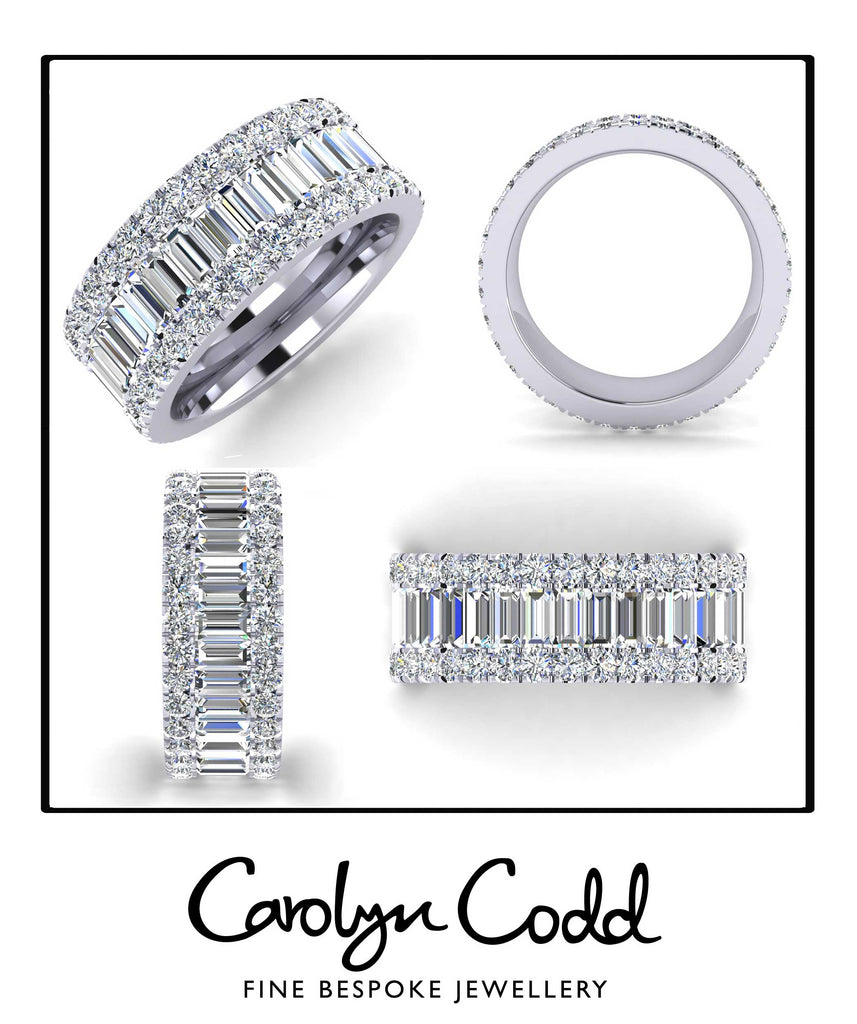 Bespoke Platinum and Diamond Dress Ring