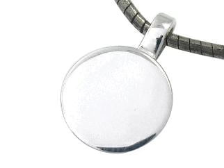 Plain Silver Circle Pendant – Carolyn Codd - Main Image