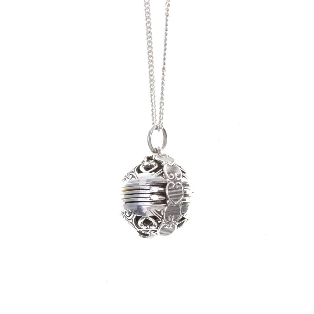 Sterling Silver Memory Keeper Sphere Locket