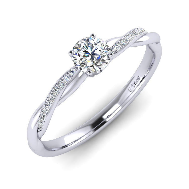Platinum diamond shop ring design