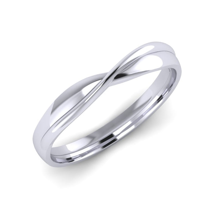 Platinum ladies wedding band sale